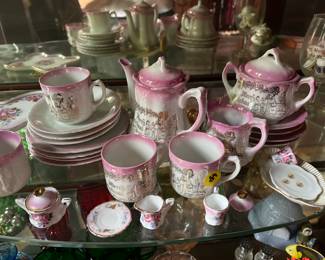 German Merry Christmas small tea set