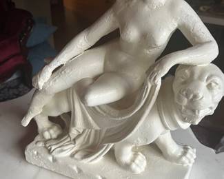 soapstone figures several  Ariadne On the Panther