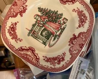 Johnson Brothers Old Britain Castles Christmas set