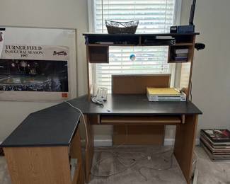 Desk with Office Supplies
