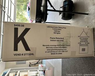 LED Dual Color Tiffany Pine Christmas Tree