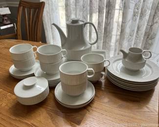 Thomas Rosenthal White Porcelain Tea Set