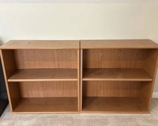 Two One Shelf Bookcases