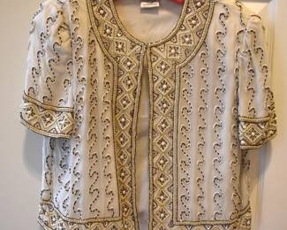 Vintage Beaded Jacket by Stenay