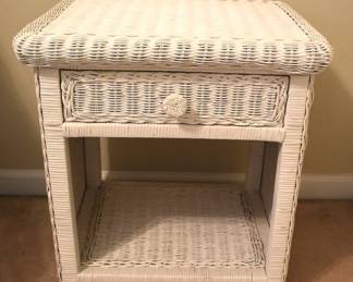 Wicker Nightstand