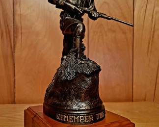 Vintage Bronze Statue - "The Rough Rider"