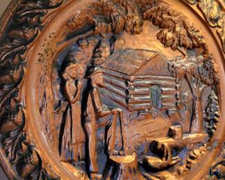 Vintage Copper Plate - oversized