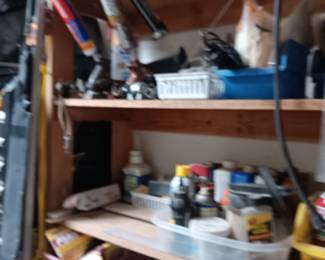 The garage is going to be where all you guys are going to be as he has a nice set up!