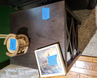 coasters and side table