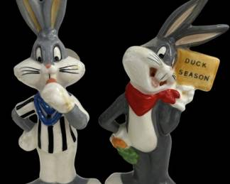 1993 Bugs Bunny Salt Shakers
