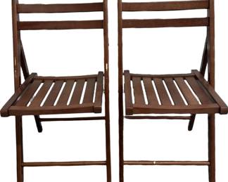 Wood Folding Chairs
