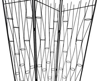 Wrought Iron 3Panel Screen