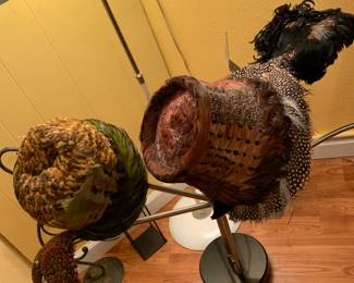 Large collection of vintage hats