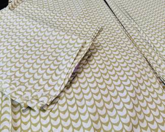 Pair of Ikea chartreuse and white standard pillow cases and duvet covers, very nice condition, fresh from dry cleaners