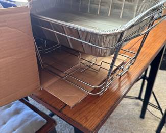 Party Pack, hot water and serve racks (needs replacement foil trays