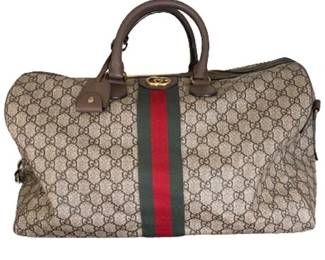 Lot 025 
Gucci Savoy Large Duffle Bag