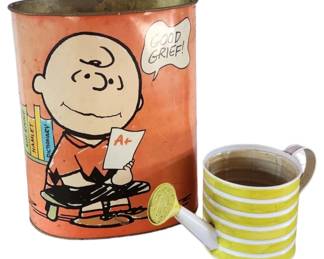 1969 Charlie Brown Trash Can