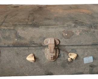 Vintage Metal Trunk