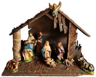Vintage Nativity Set