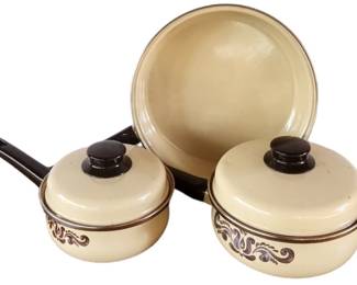 Vintage Pfaltzgraff Pots and Pans