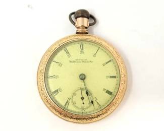 #799 • 14k Gold Waltham Pocket Watch
