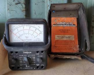 #3012 • Vintage SIMPSON 260 Series 7 Field Tester
