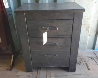 #3902 • 3 Drawer Wooden Nightstand
