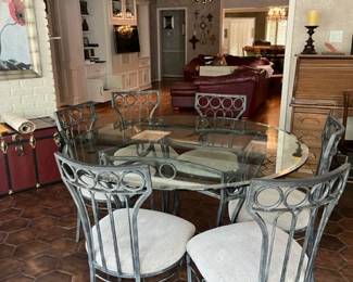 54" round - 6 chairs