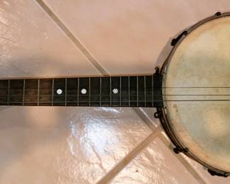 Antique mandolin banjo