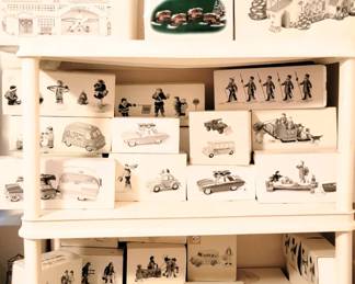 Department 56 Christmas Village buildings and accessories - most new unused