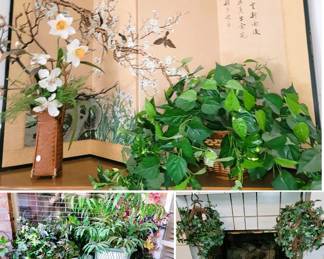 Greenery - lots and lots of greenery.  Oriental Screen