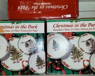Christmas in the Park Christmas Dishes/china
