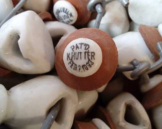 Antique K. Hutter 1893 Clamping Porcelain Bottle Caps