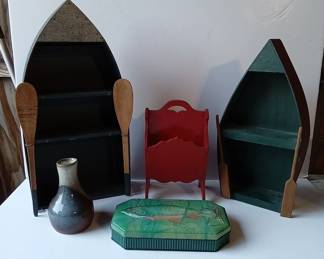 Canom Decor and Salesman Sample Magazine Holder