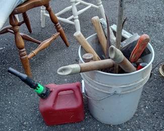 Bucket of tools