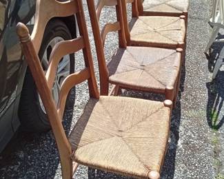 woven seat chaiars