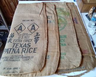 burlap bags