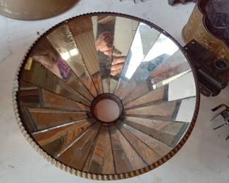 antique mirrored lamp shades