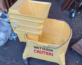 commercial mop bucket