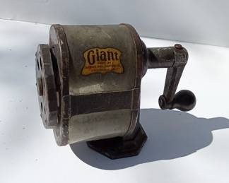 Giant pencil sharpener