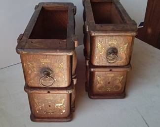 antique sewing machine drawers