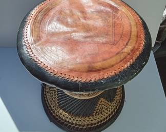 African Drum Stool