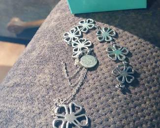 Signed Elsa Paretti Tiffany set.