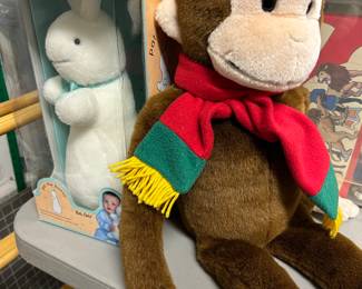 Pat the Rabbit and Curious George