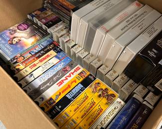 More DVDs and VHS
