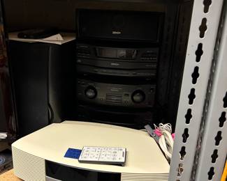 Bose and Denon stereos