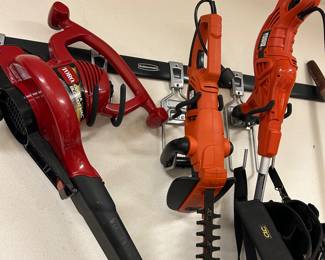 Toro and Black & Decker power tools