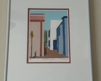 Patricia Anderson ‘Courtyard’ signed and numbered