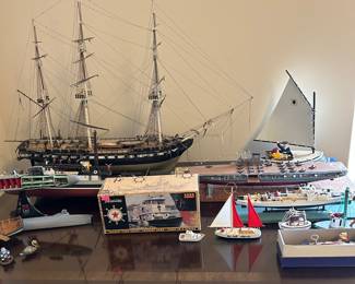 Model ships and boats