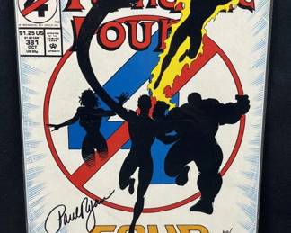 1993 Marvel Fantastic Four Signed Paul Ryan COA